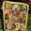 Cute Golden Quilt Blanket Ver 2  Quilt